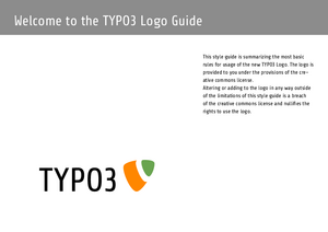 Alternative text for TYPO3 Logo Guide