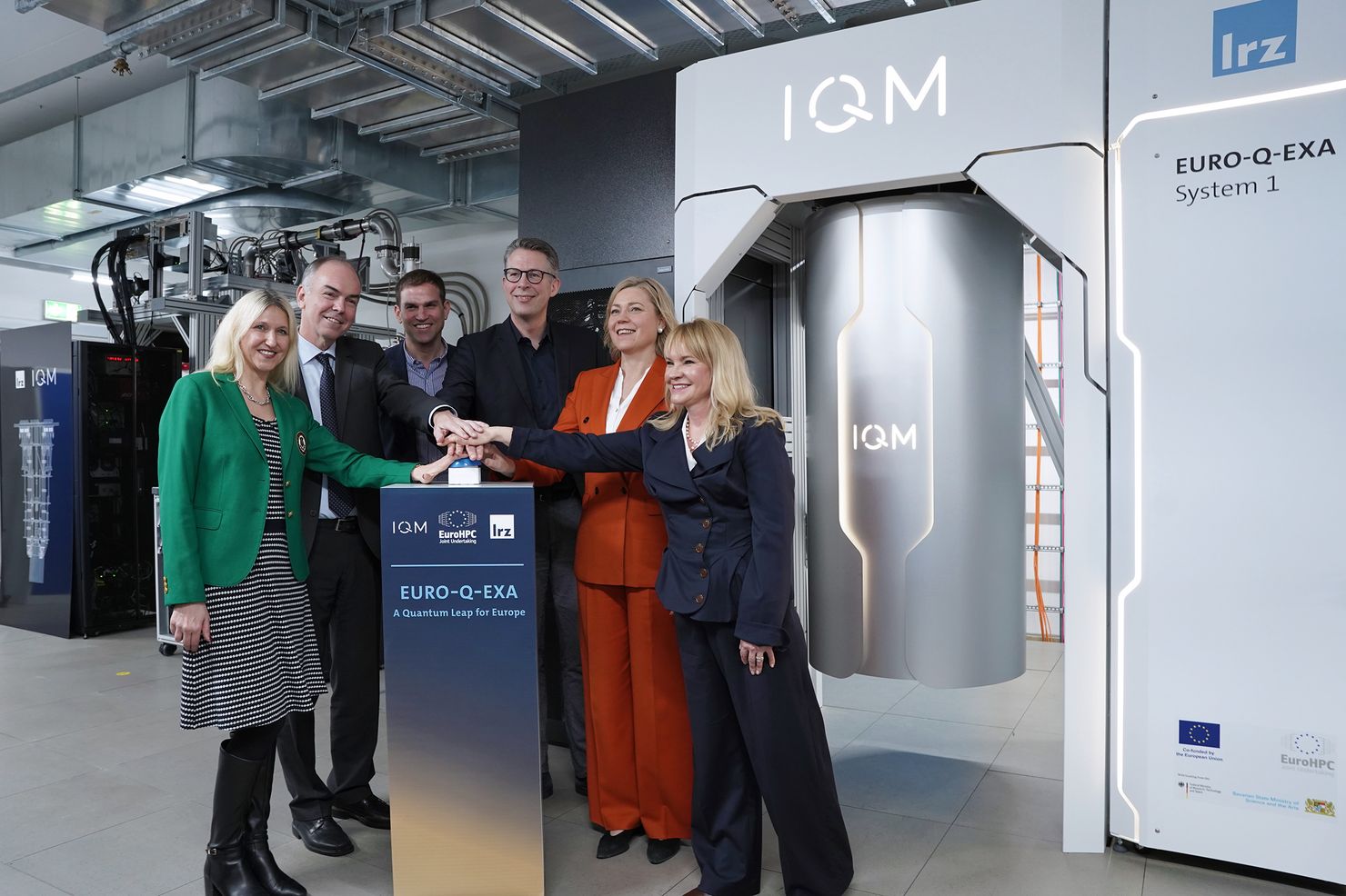 Betriebsstart Euro-Q-Exa. Foto: V. Hohenegger/LRZ