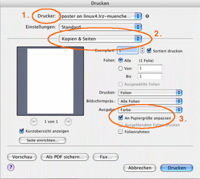 Lrz Druckdatei Erstellen Mit Powerpoint Am Mac